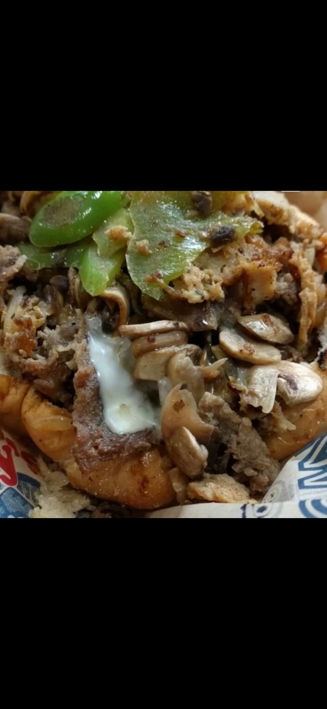 Peppers & Mushroom Steak
